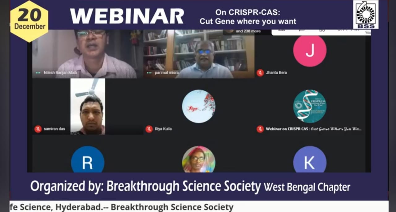 Webinar on Nobel Prize in Chemistry – BSS WB chapter