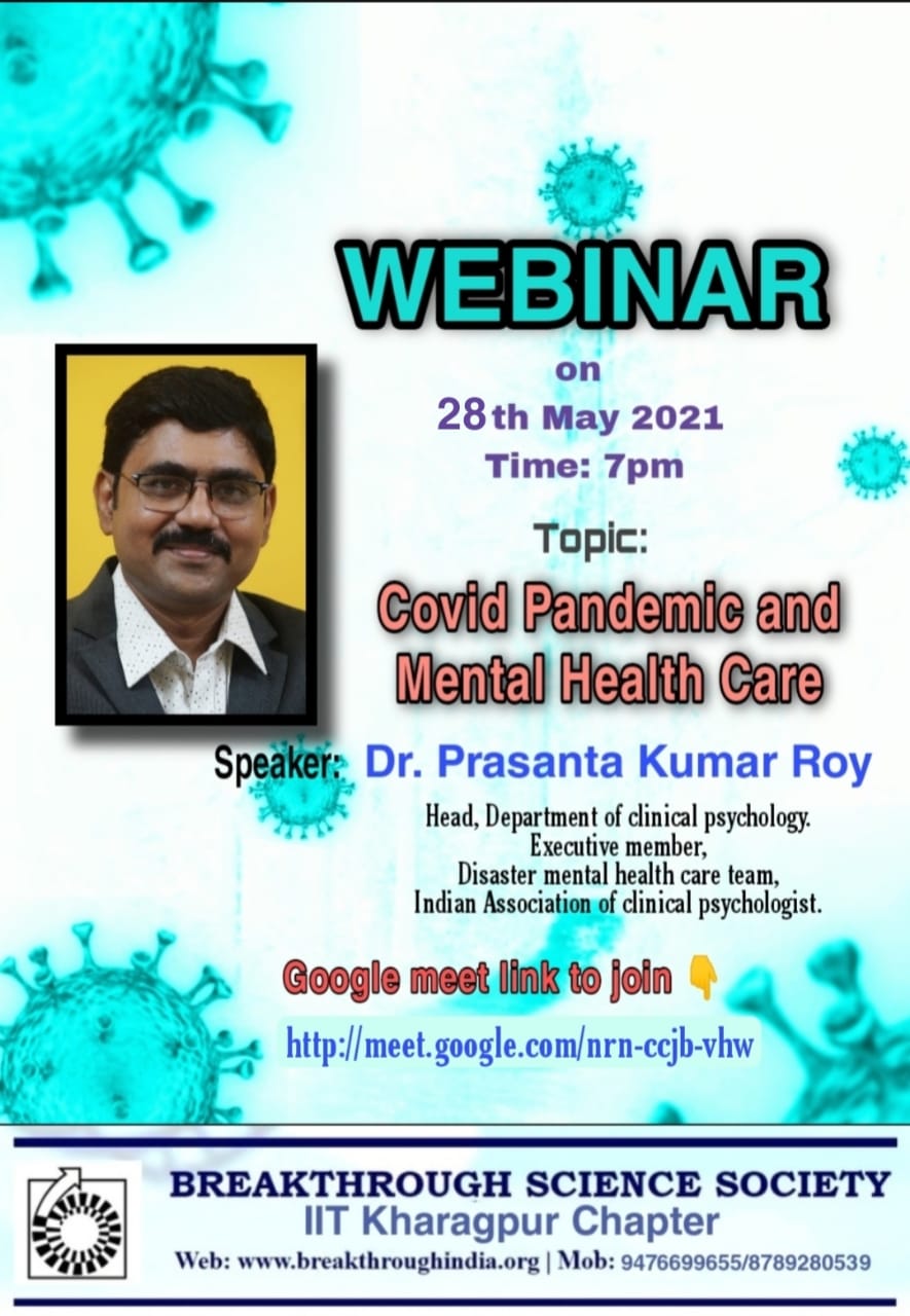 Webinar: Covid Pandemic and Mental Health Care