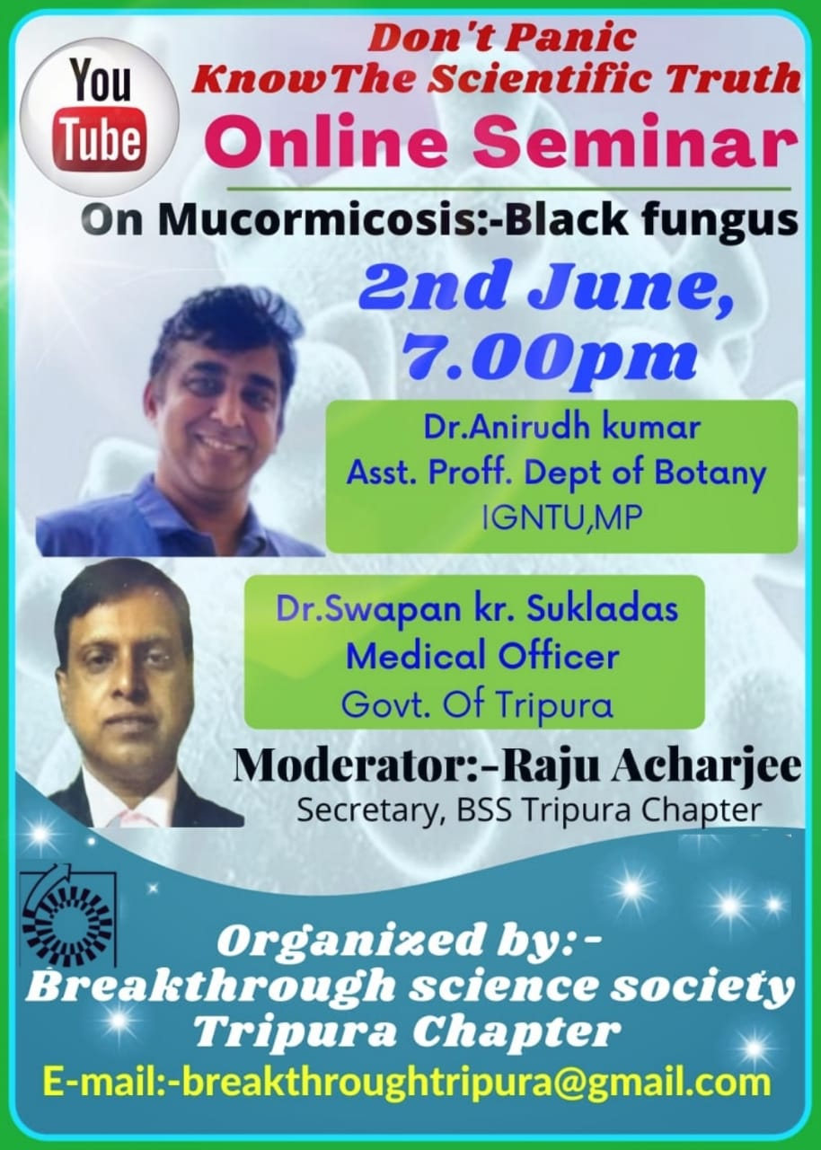 Webinar on Mucormicosis: Black Fungus