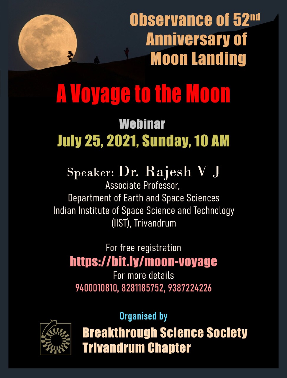 Webinar: A Voyage to the Moon