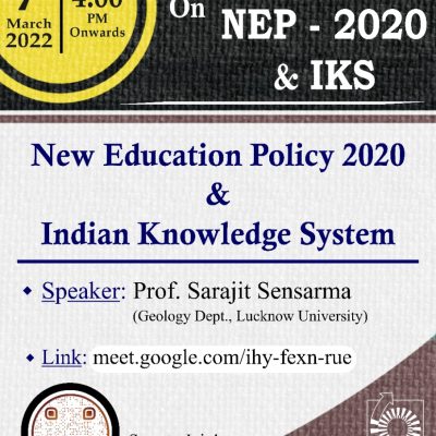 National Education Policy – 2020 & Indian knowledge System