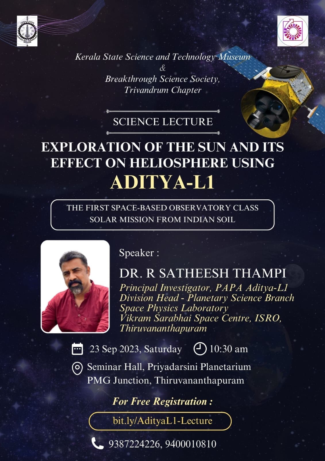 Exploration of the Sun and its Effect on Heliosphere using Aditya-L1