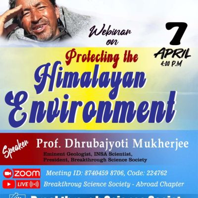 Webinar on ‘Protecting the Himalayan Environment’