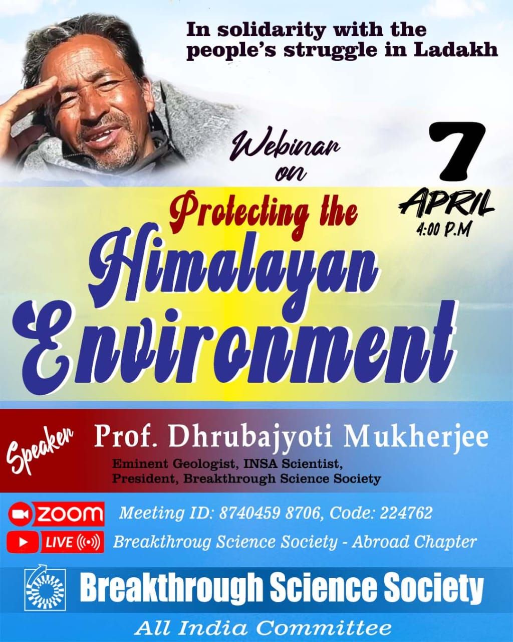 Webinar on ‘Protecting the Himalayan Environment’